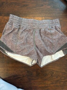 lululemon Grey Hotty Hot Shorts